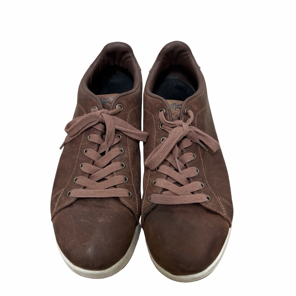 Kuru Roam Classic Court Leather Lace Up Sneaker Mens US 12 EU 46 Clove Brown - Picture 4 of 16